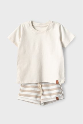 conjunto marfim listras infantil verao combo kit usezebra zebra