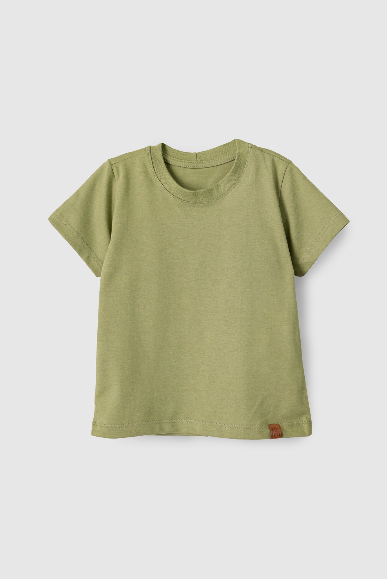 Camiseta Infantil Essential VERDE OLIVA