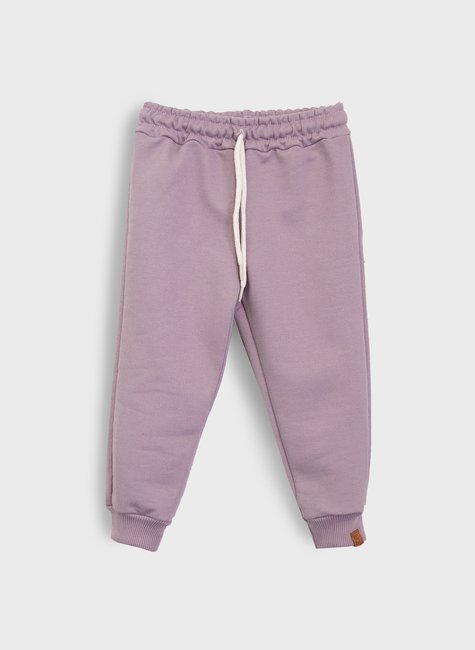 calca infantil moletom unissex lavanda usezebra zebra