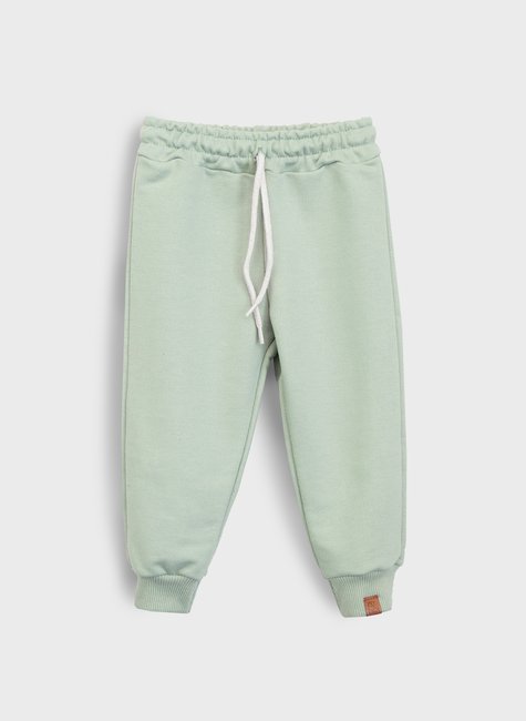 calca moletom infantil unissex verdeagua usezebra zebra